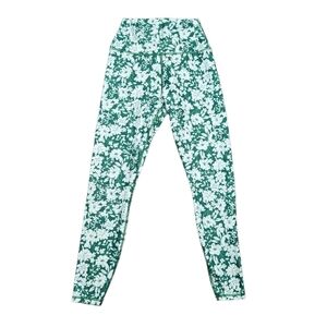 Spiritual Gangster Intent High Waist Green Floral Leggings S Yoga Athleisure